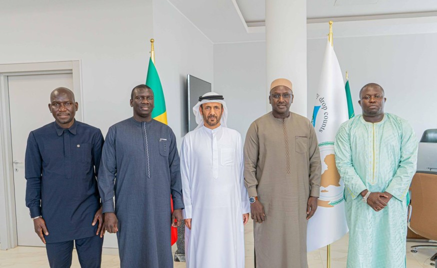 Audience à Son Excellence Saeed Hamdan Al Naqbi, Ambassadeur des Émirats arabes unis au Sénégal.   