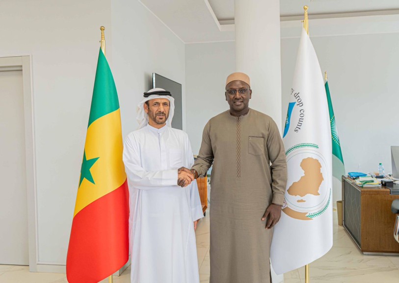 Audience à Son Excellence Saeed Hamdan Al Naqbi, Ambassadeur des Émirats arabes unis au Sénégal.   