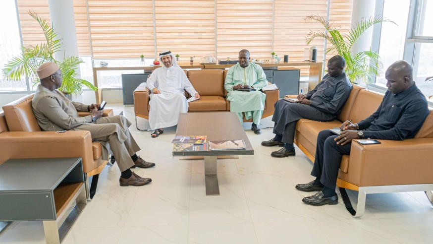 Audience à Son Excellence Saeed Hamdan Al Naqbi, Ambassadeur des Émirats arabes unis au Sénégal.   