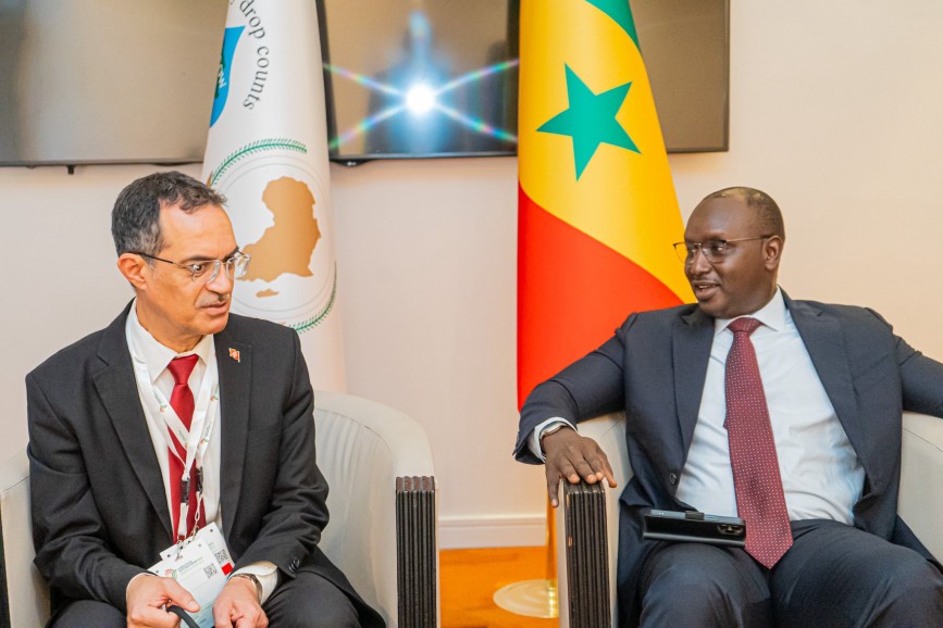 Le Ministre de l’Hydraulique et de l’Assainissement, a reçu son homologue tunisien