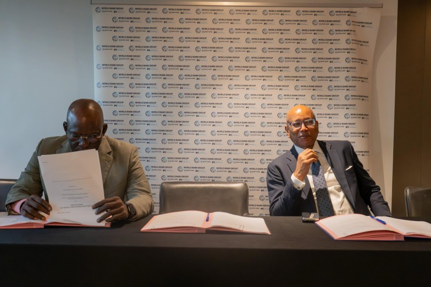 Cérémonie de signature du mandat conseil avec l’IFC pour la réalisation de la future station d’épuration de Tivaouane Peulh