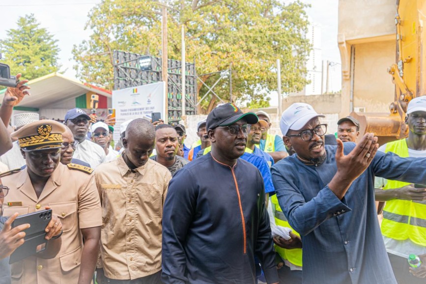 Tivaouane : lancement effectif des travaux d’assainissement dans une démarche d’économie circulaire