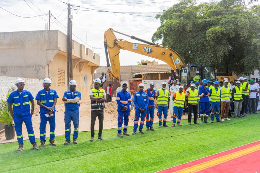 Tivaouane : lancement effectif des travaux d’assainissement dans une démarche d’économie circulaire