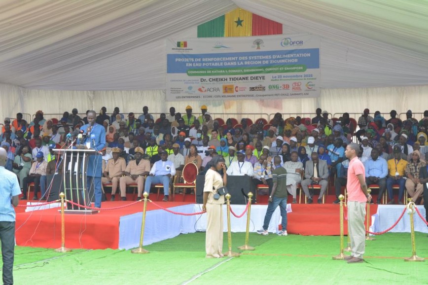 Ziguinchor : l’accès à l’eau potable, un levier de développement durable et inclusif