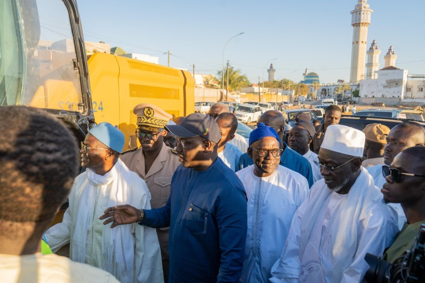 Lancement des travaux de drainage des eaux pluviales à Touba