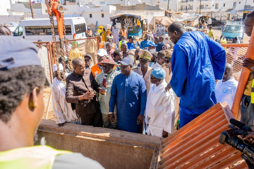 Lancement des travaux de drainage des eaux pluviales à Touba