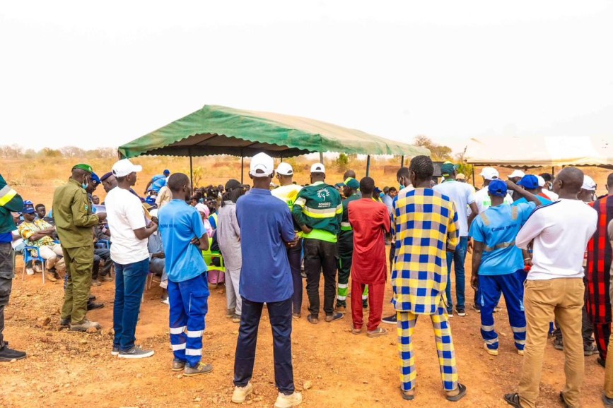 Inauguration des stations de traitement des boues de vidange de Malem Hodar et Birkelane