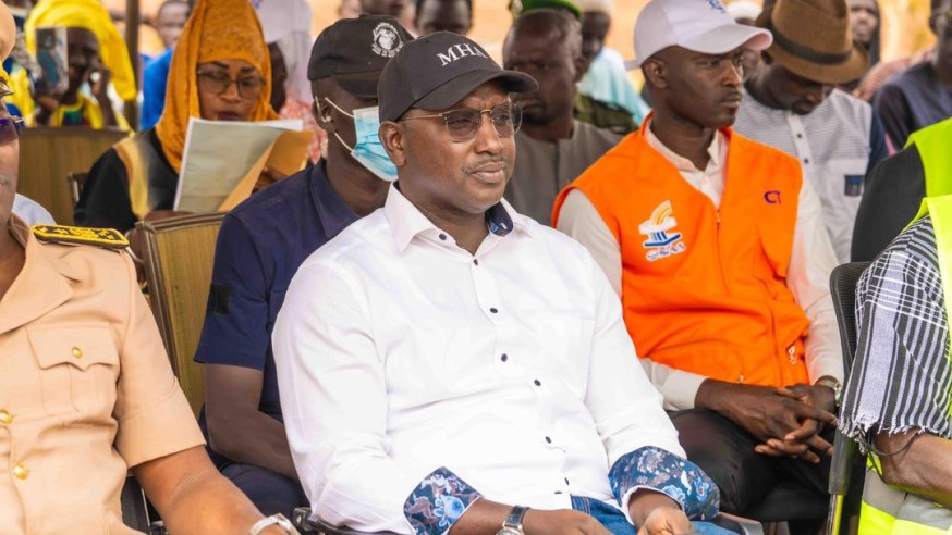 Inauguration des stations de traitement des boues de vidange de Malem Hodar et Birkelane