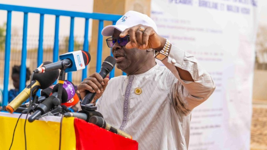 Inauguration des stations de traitement des boues de vidange de Malem Hodar et Birkelane