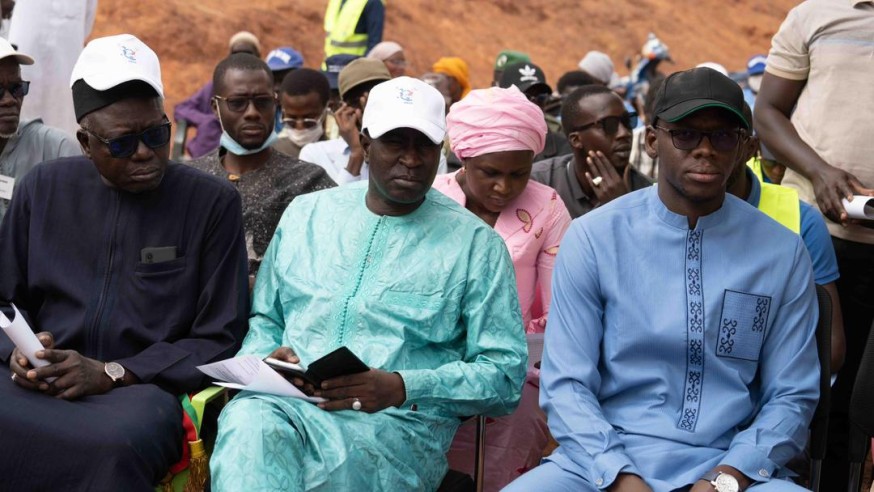 Inauguration des stations de traitement des boues de vidange de Malem Hodar et Birkelane