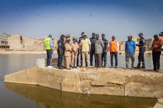 Visite de terrain du Ministre de l&rsquo;Hydraulique et de l&rsquo;Assainissement dans le cadre de la prévention et la gestion des inondations