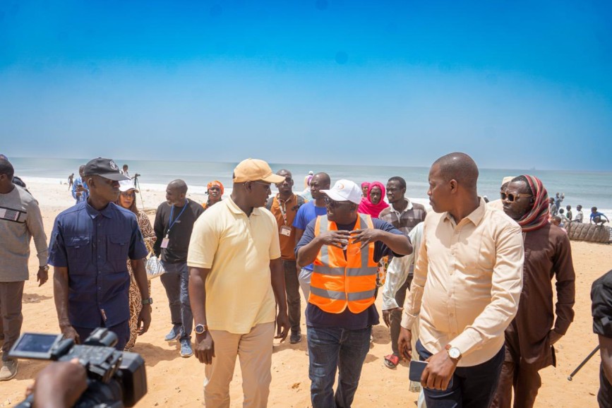 Visite de terrain du Ministre de l&rsquo;Hydraulique et de l&rsquo;Assainissement dans le cadre de la prévention et la gestion des inondations