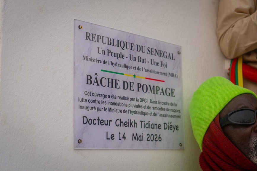 Visites de sites, étape de Touba : suivi des travaux structurants de drainage et de prévention des inondations