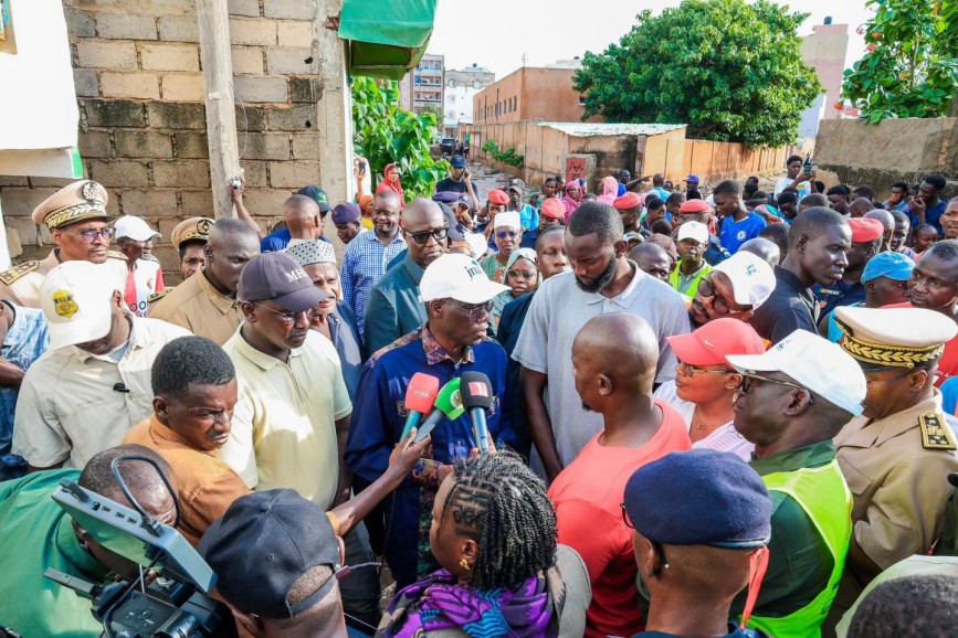 Inondations à Dakar: le Premier Ministre en visite sur plusieurs sites touchés par les inondations.